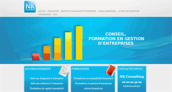 Desktop Screenshot of nkconsulting.fr