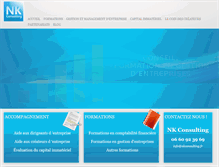 Tablet Screenshot of nkconsulting.fr